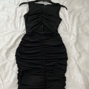 Black stretch dress